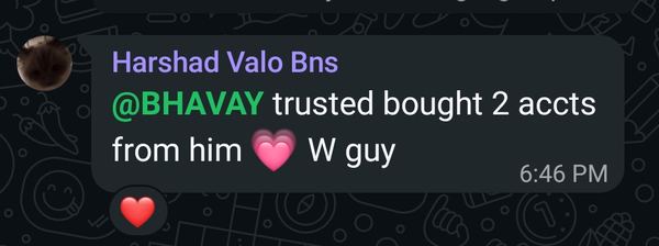 WhatsApp vouch screenshot from verified Diesyt Store buyer